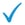 OV blue checkmark