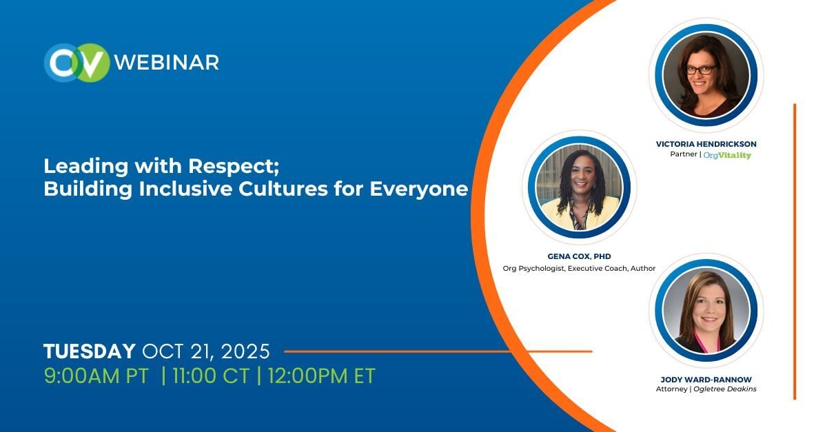Upcoming Webinar | Leading With Respect: Building Inclusive Cultures for Everyone