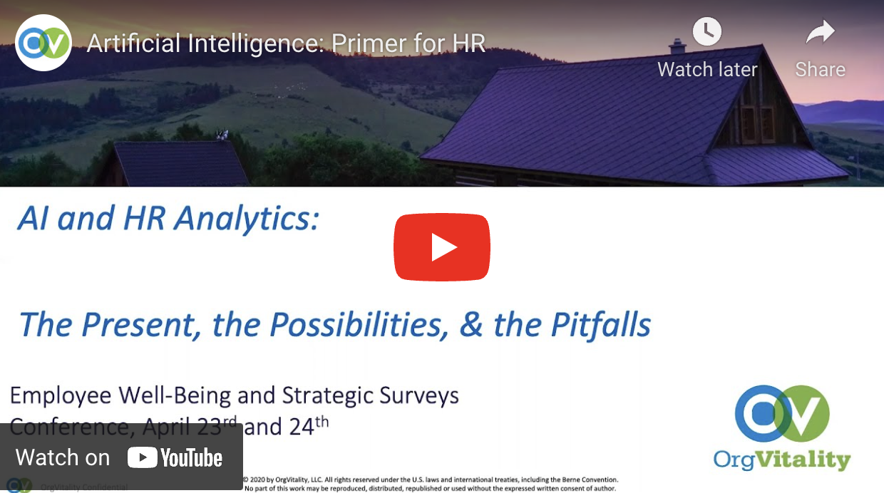 Artificial Intelligence: Primer for HR