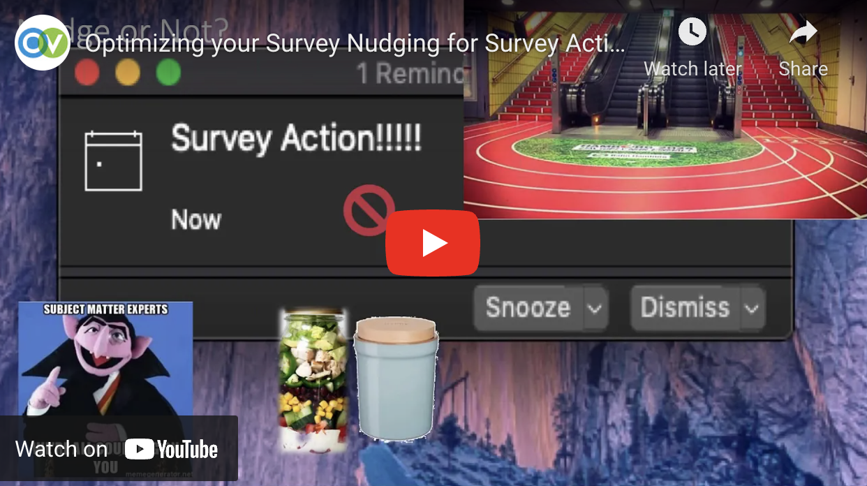 Optimizing your Survey Nudging for Survey Action