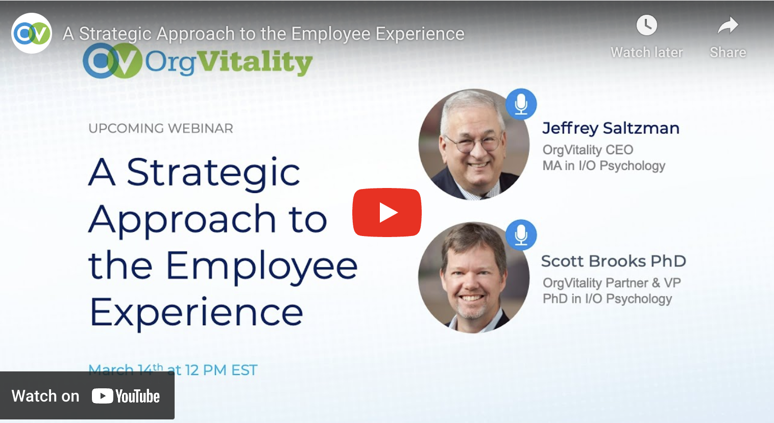 A Strategic Approach to the Employee Experience