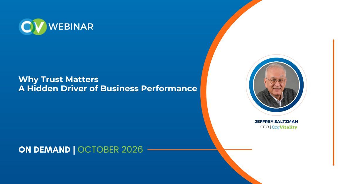 On Demand | Why Trust Matters: A Hidden Driver of Business Performance